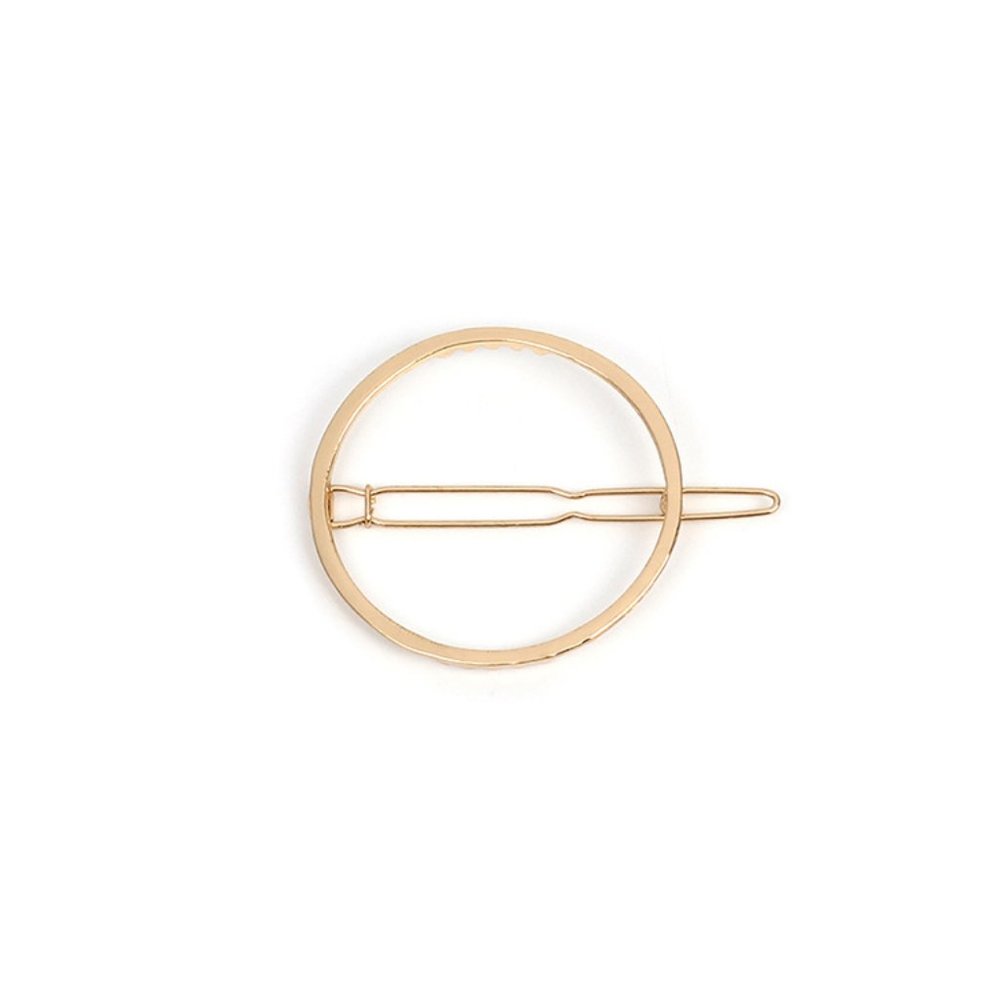 CIrcle Round Metal Hair Clip Set - Picture 3 of 7